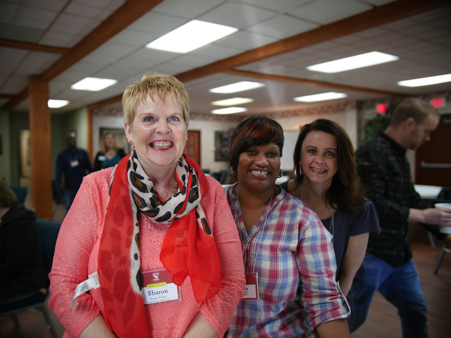 Sharon Parkes with Watchman Assembly Attendees at the Reach Initiative Breakfast